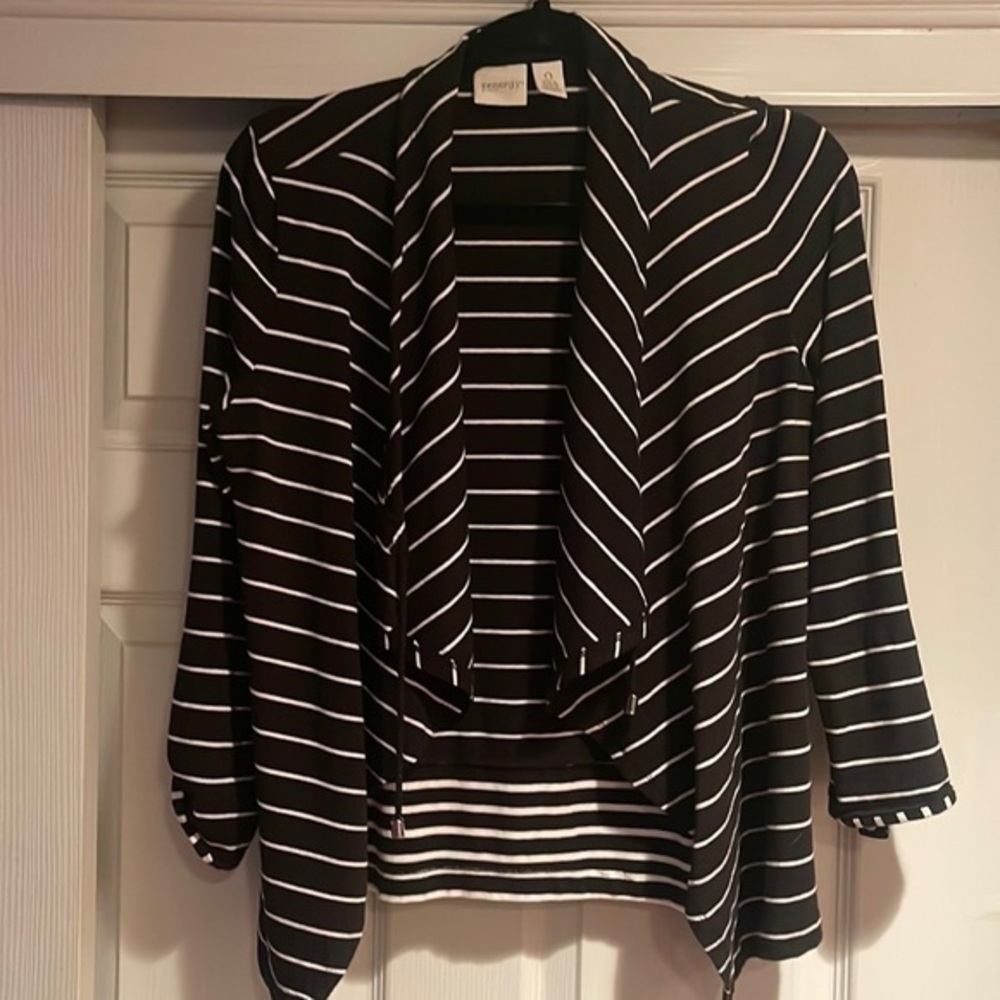 Chico’s Striped Jacket.